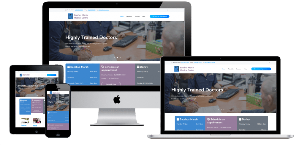 surgery website design medical centres